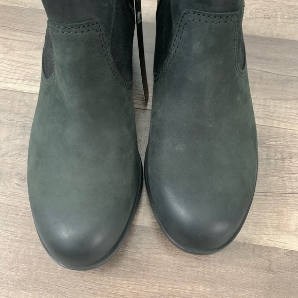 New Sorel Lolla Suede Leather Black Booties - Picture 8 of 13